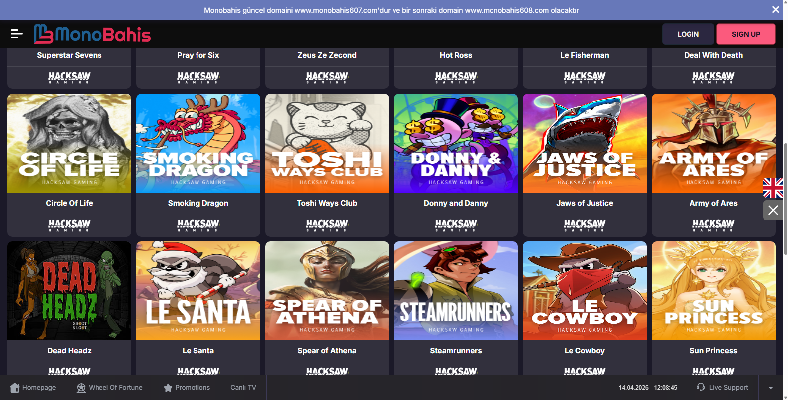 Monobahis Casino İlk Üyelik Bonusu
